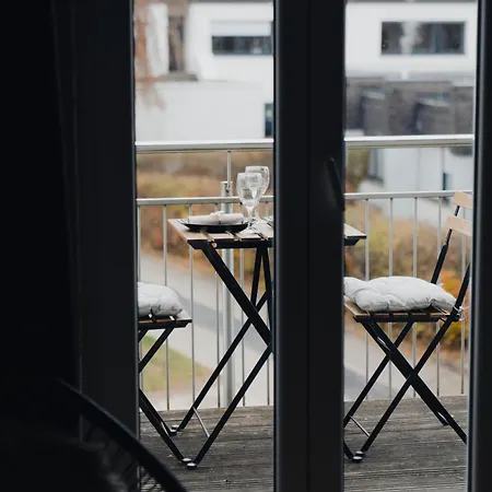 Modernes Penthouse Mit Panorama Im Herzen Von 아파트 *